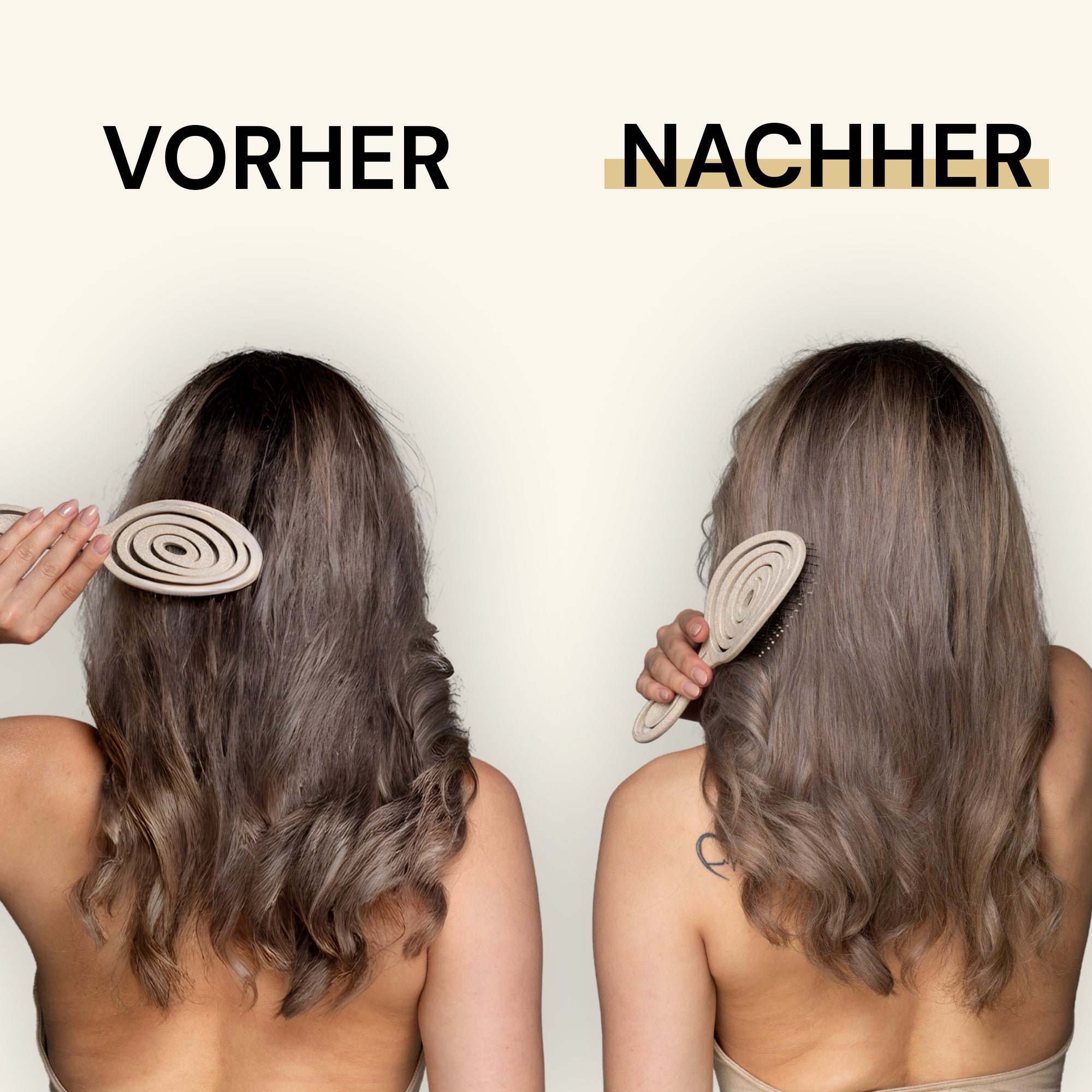 Brosse démêlante biologique à ressorts hélicoïdaux Whipl™ Snail