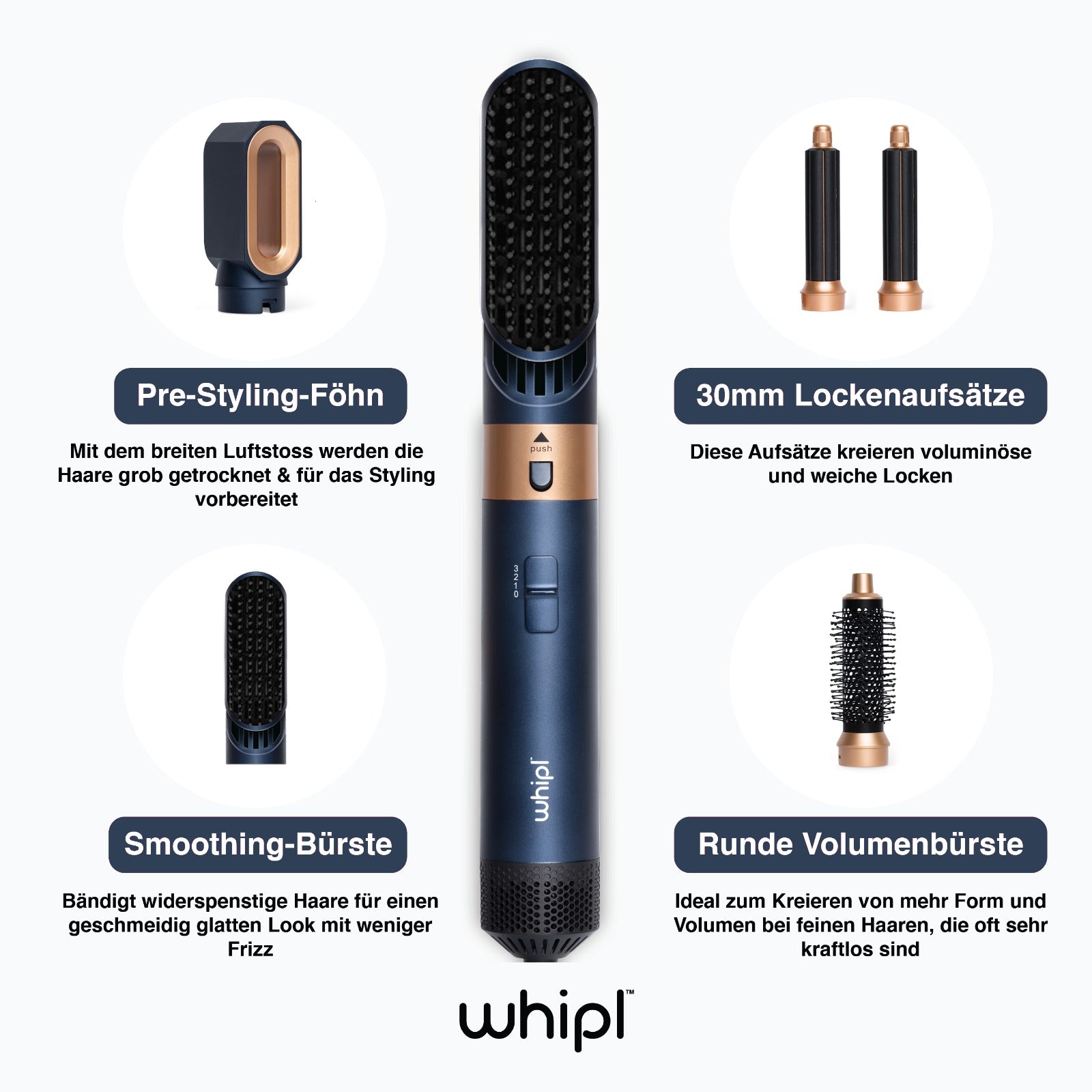 Whipl™ AirStyler + eBook gratuit