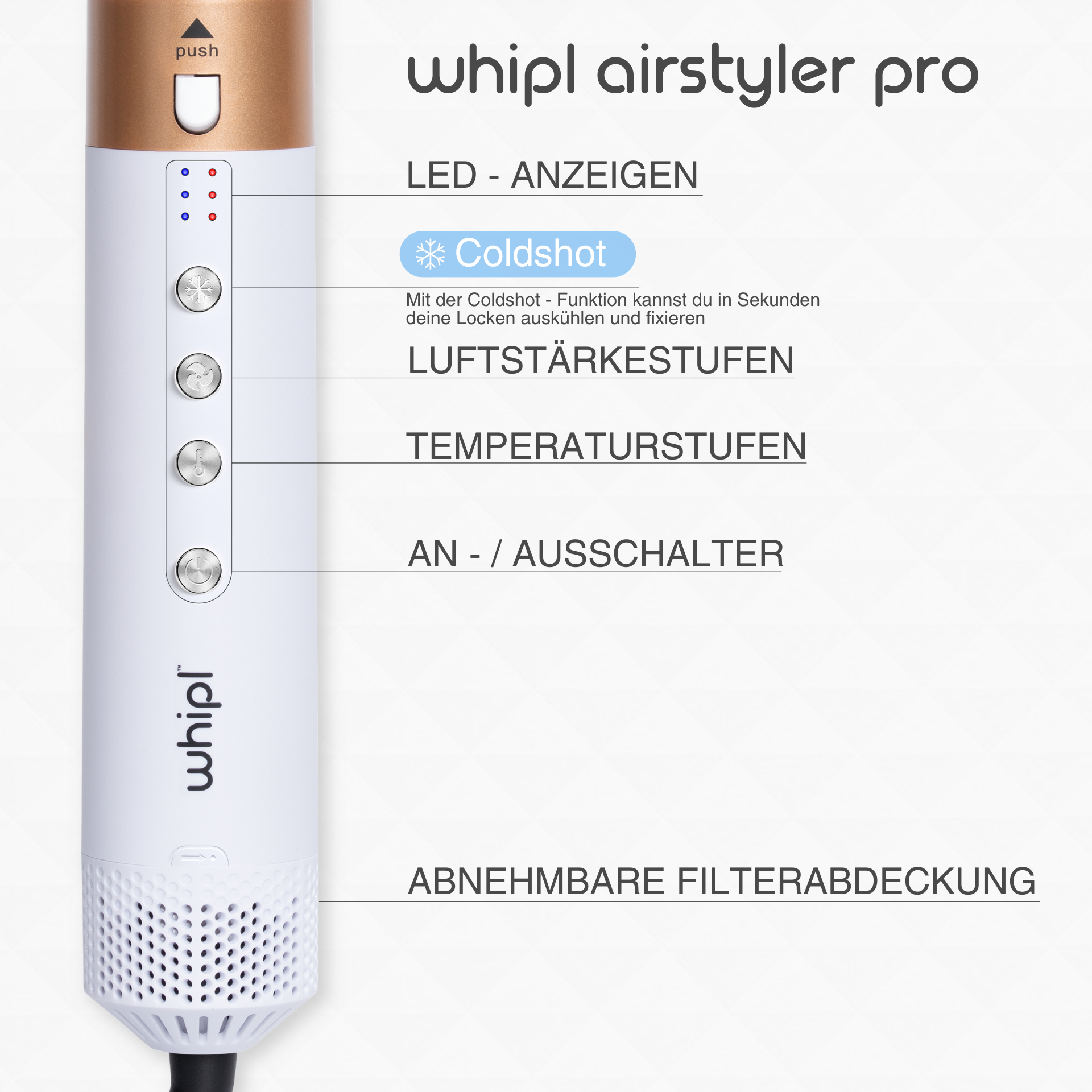 Whipl™ AirStyler + eBook gratuit